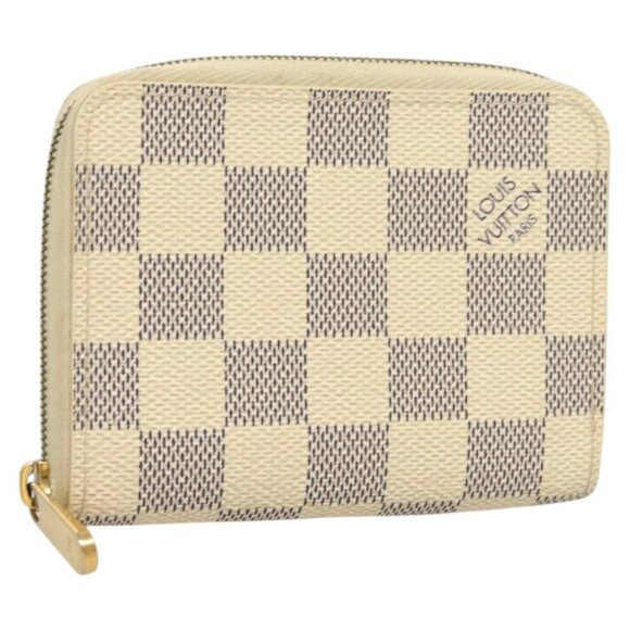 LOUIS VUITTON Damier Azur Zippy Coin Purse N60138 LV Auth 129059 - Picture 1 of 16